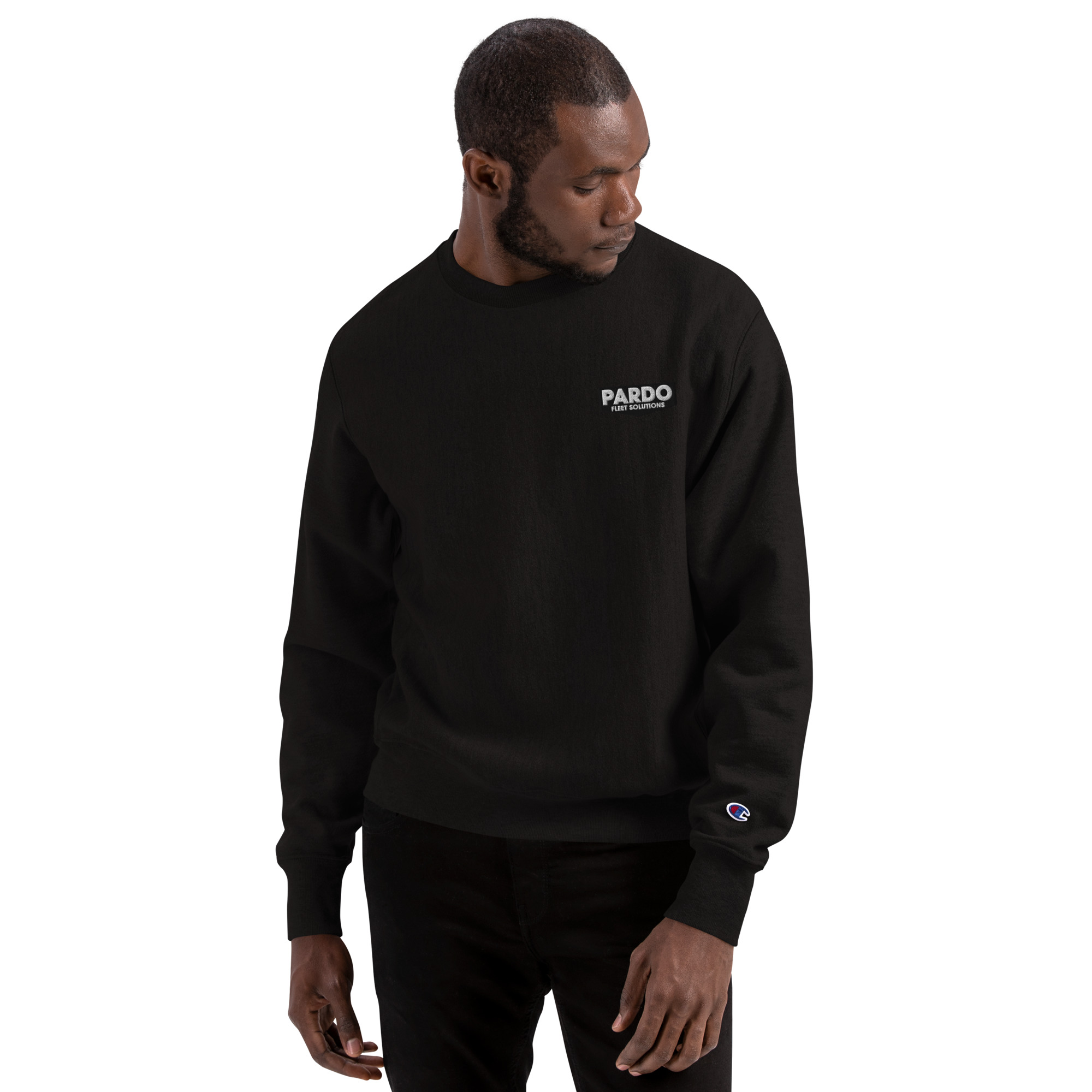 Champion Stitched Sweatshirt - Black